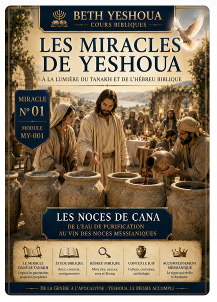 Module MY-001 - Les miracles de Yeshoua